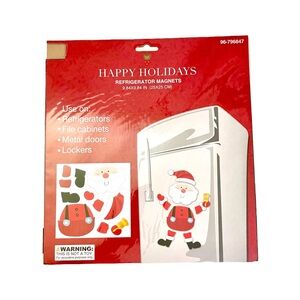 NEW Christmas Santa Claus Holiday Large Magnet Xmas Decoration Seasonal Decor